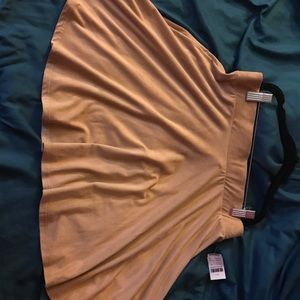 tan skirt
